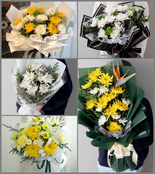 广东梅州市丰顺县黄金镇白事花束代送